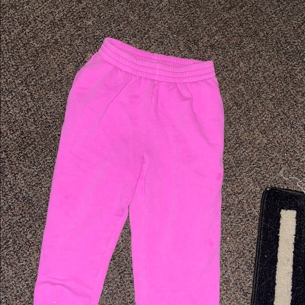 PINK jogger sweatpants